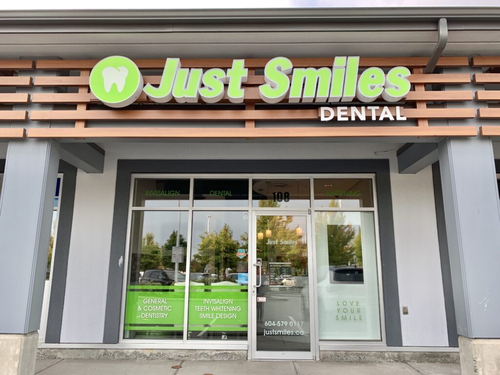 Just Smiles Dental Office Front - Dental Office in Surrey